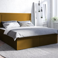 Čalúnená posteľ boxspring NICOL, 120x200, kronos 01 -  - 0