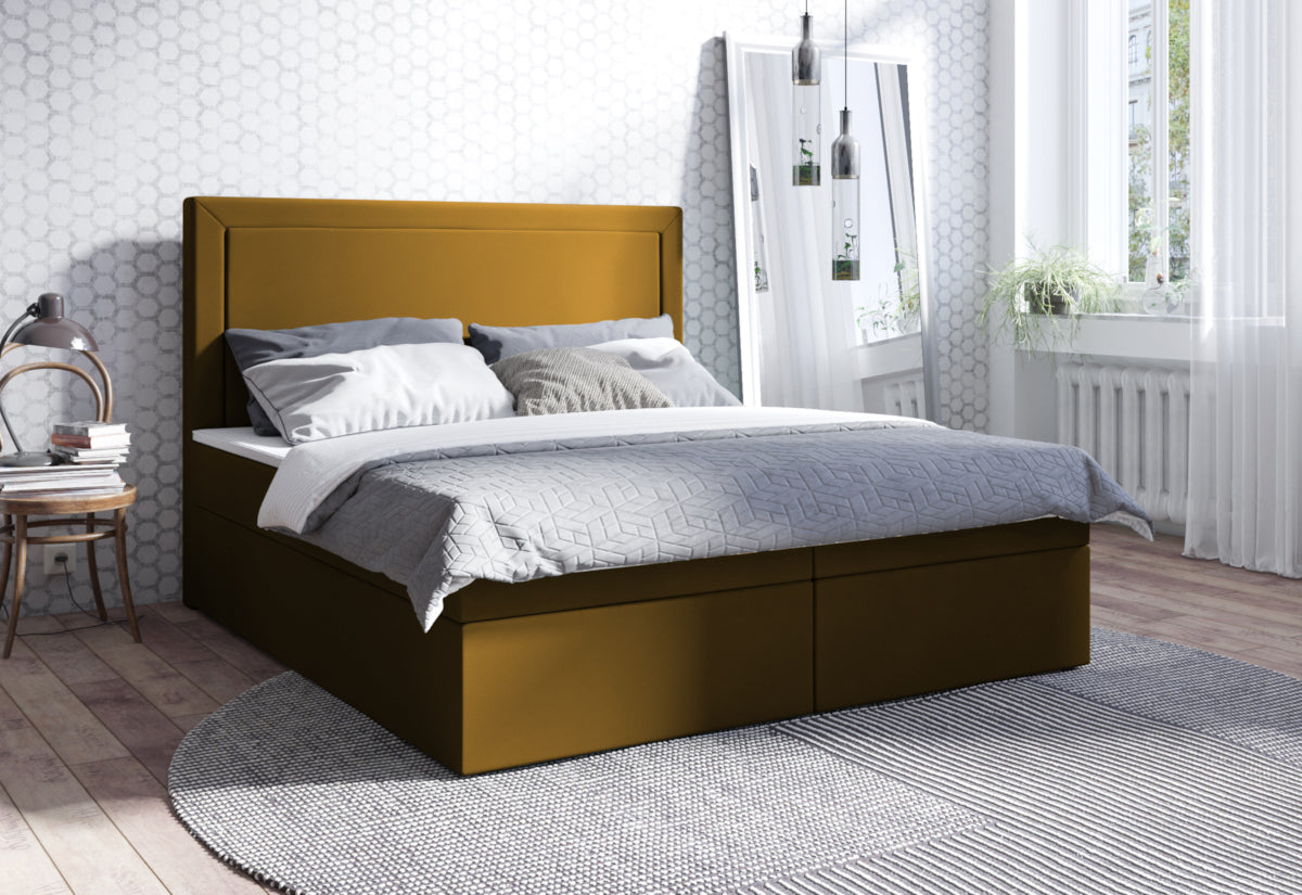 Čalúnená posteľ boxspring NICOL, 120x200, kronos 01 -  - 0