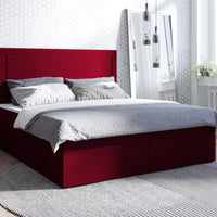 Čalúnená posteľ boxspring NICOL, 120x200, kronos 02 -  - 0