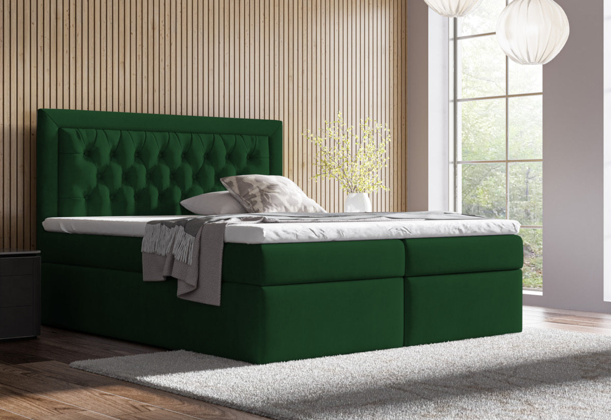 Čalúnená posteľ boxspring JACOPO - ARANZ - 4