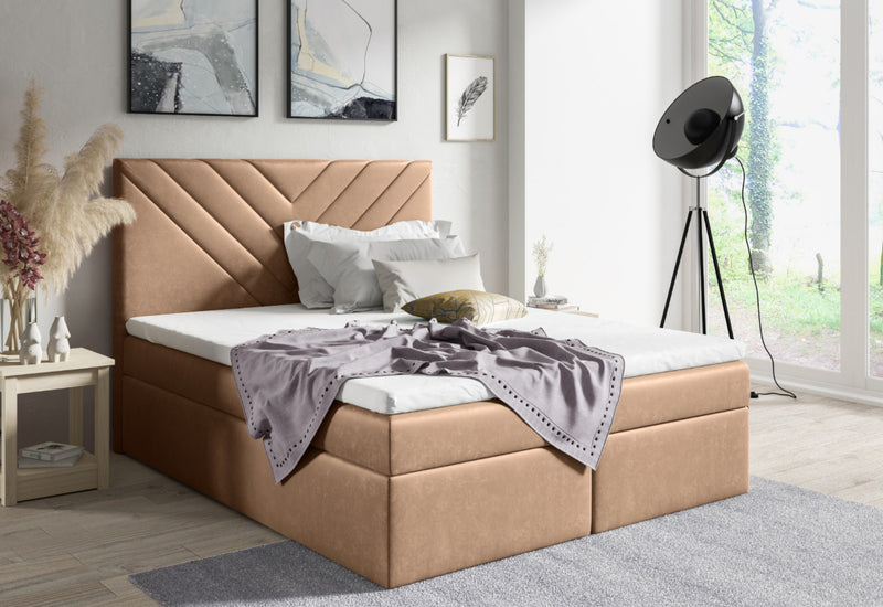 Čalúnená posteľ boxspring GULIA - ARANZ - 1