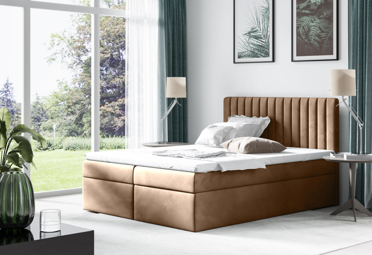 Čalúnená posteľ boxspring CHICITA - ARANZ - 1