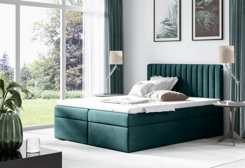 Čalúnená posteľ boxspring CHICITA - ARANZ - 5