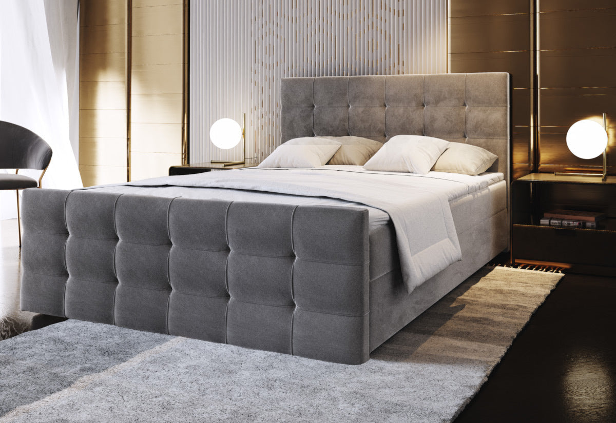 Čalúnená posteľ boxspring SAIMON - ARANZ - 3