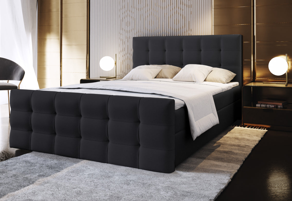 Čalúnená posteľ boxspring SAIMON - ARANZ - 4