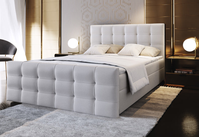 Čalúnená posteľ boxspring SAIMON - ARANZ - 5