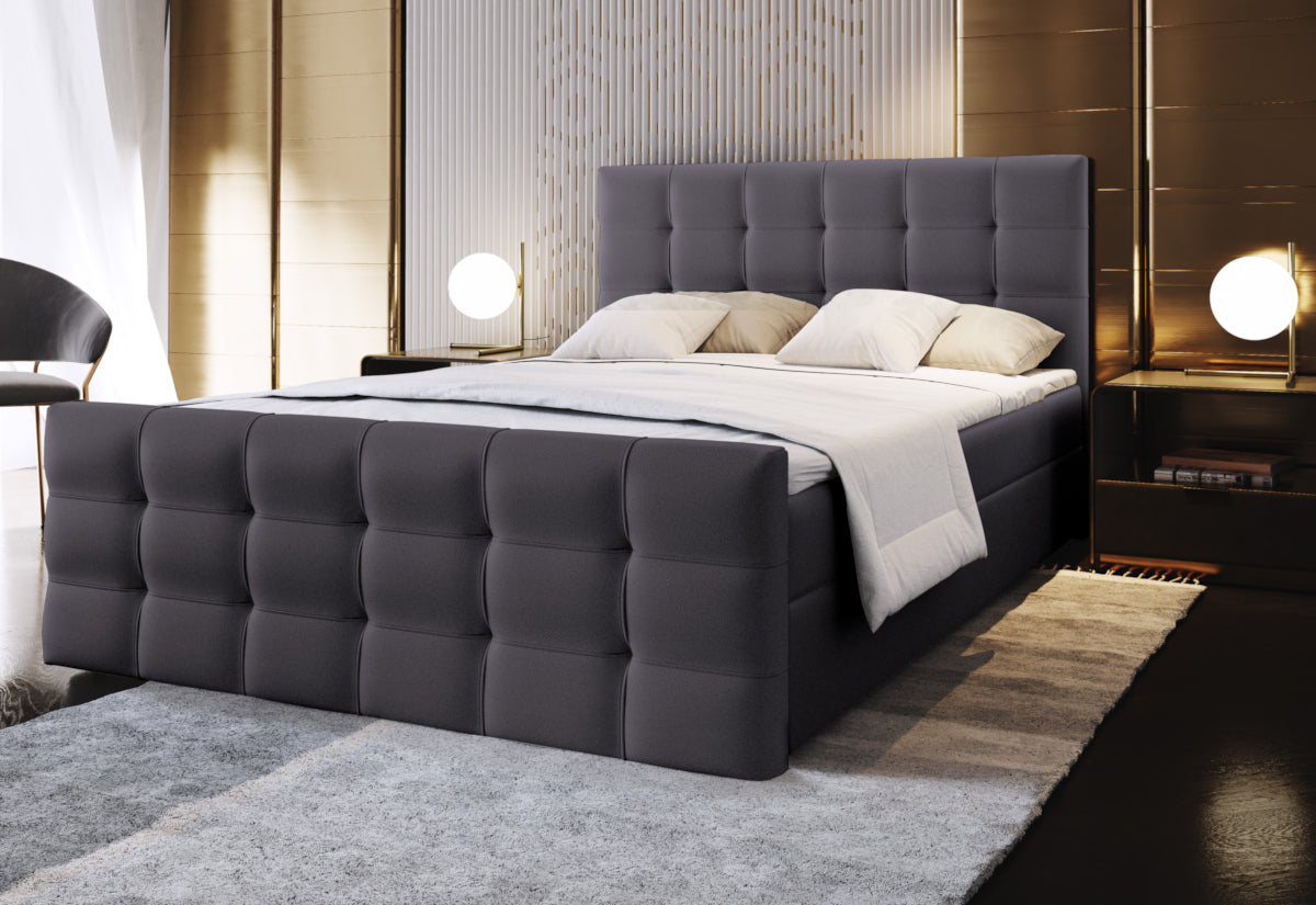 Čalúnená posteľ boxspring SAIMON - ARANZ - 6