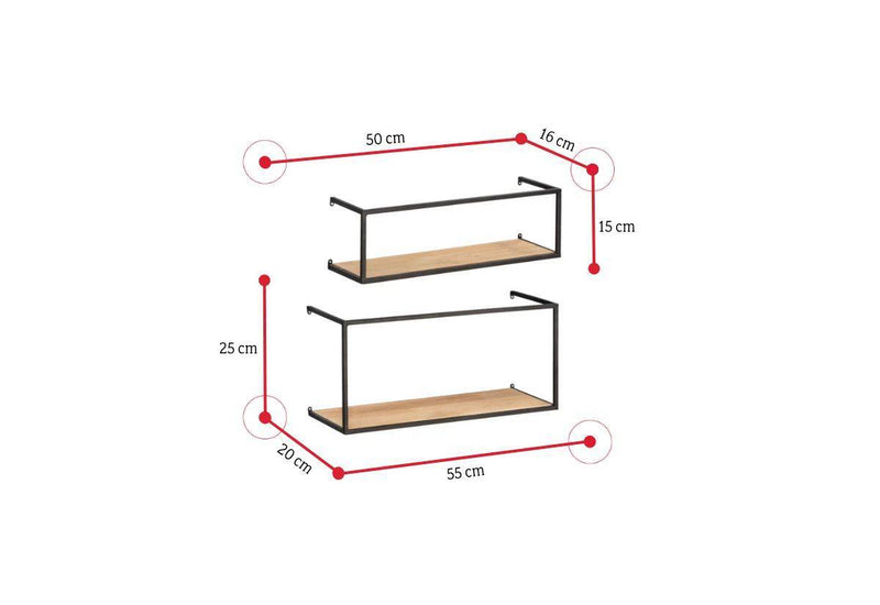 Polica ODETE - ROZMEROVKA - 2