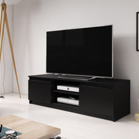 TV stolík BASTE, 120x35,5x38, čierny grafit -  - 0