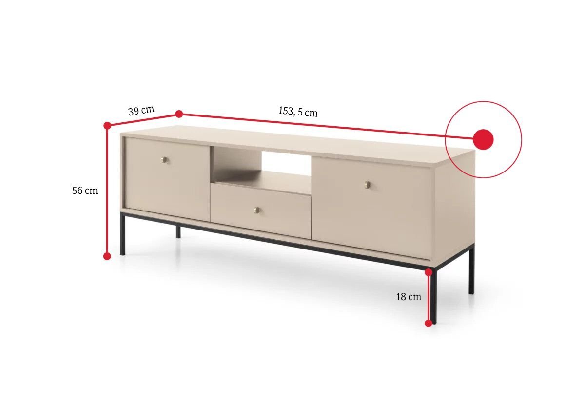 TV stolík NANO - ROZMEROVKA - 2