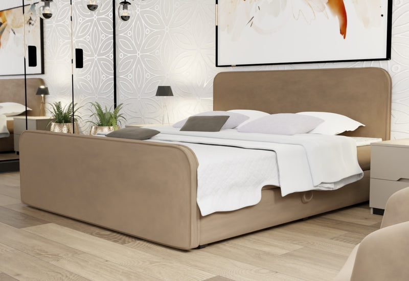 Čalúnená posteľ boxspring NIKO - ARANZ - 4