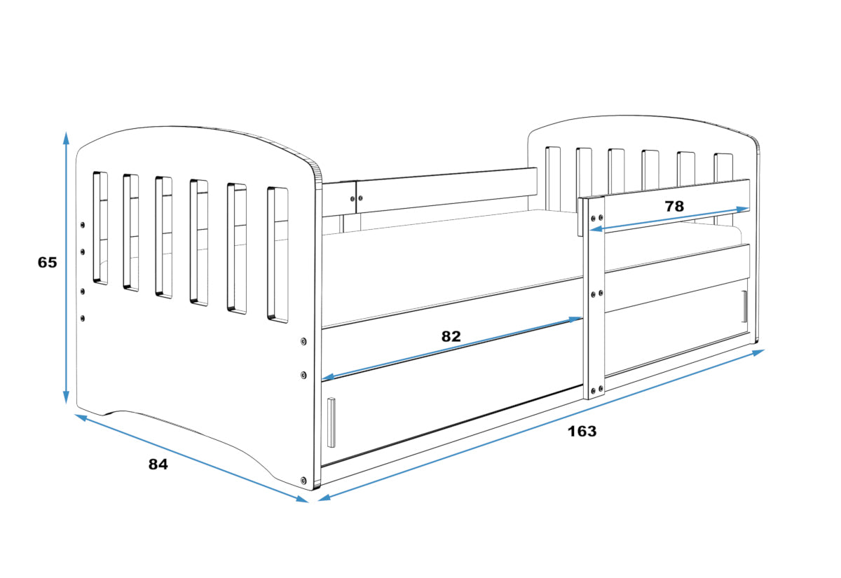 Detská posteľ CLASA - ROZMEROVKA - 1