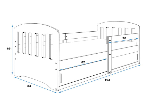 Detská posteľ CLASA - ROZMEROVKA - 1