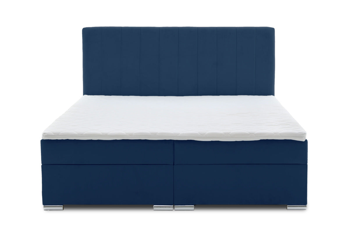 Čalúnená posteľ boxspring WILDE + topper - ARANZ - 1