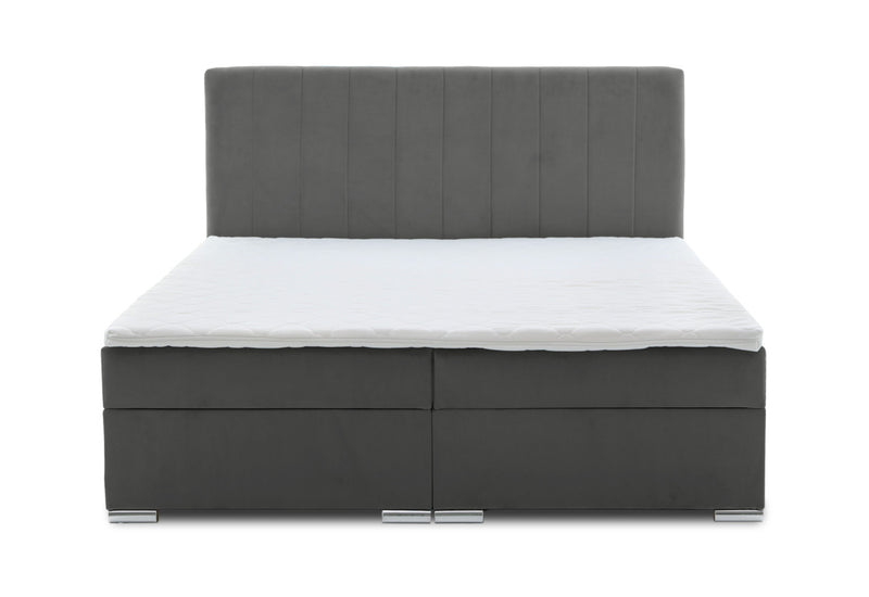 Čalúnená posteľ boxspring WILDE + topper - ARANZ - 2