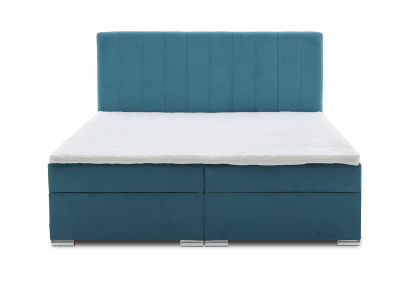 Čalúnená posteľ boxspring WILDE + topper - ARANZ - 5