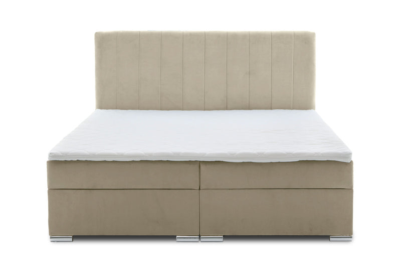 Čalúnená posteľ boxspring WILDE + topper - ARANZ - 6