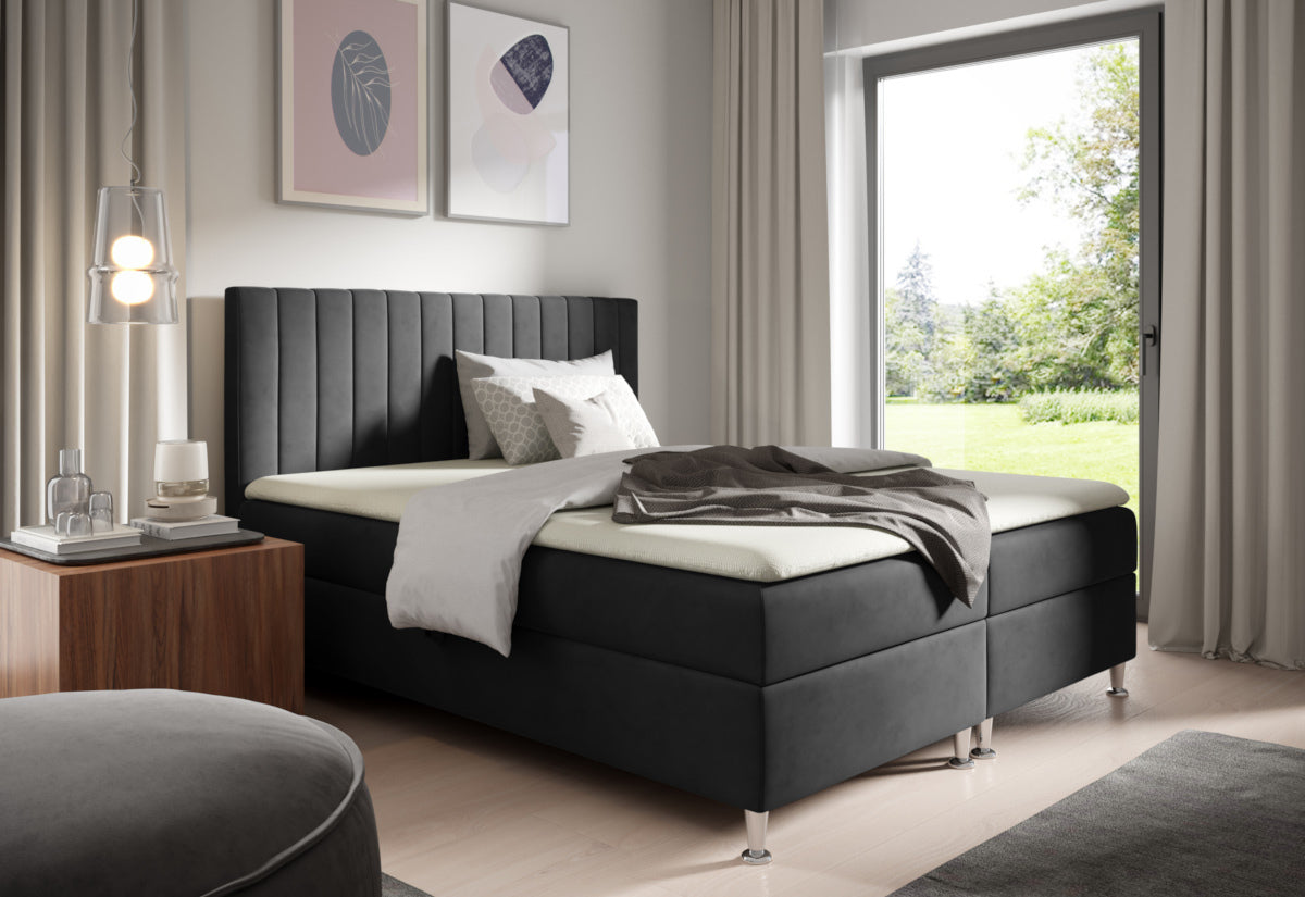 Čalúnená posteľ boxspring TEX - ARANZ - 4