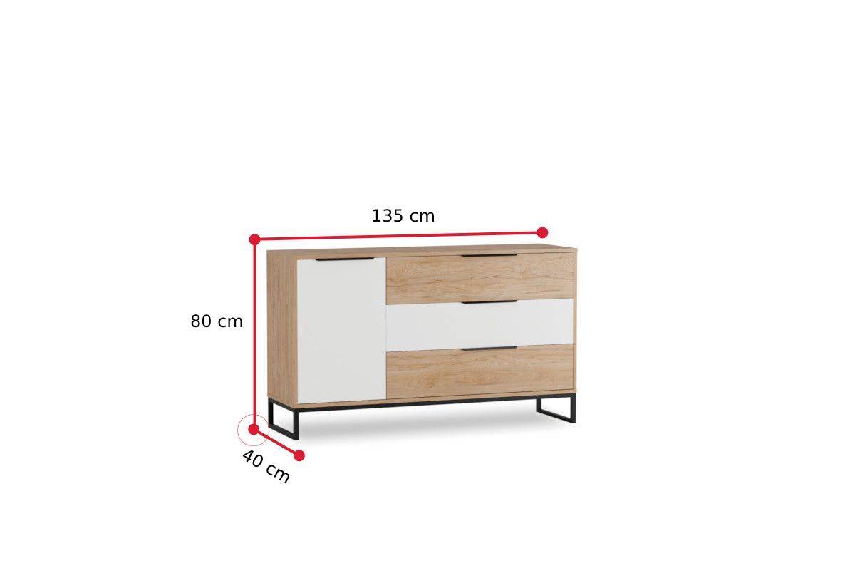 Komoda ANDRO - ROZMEROVKA - 1