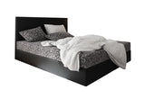 Čalúnená posteľ boxspring ELONA 2, 90x200, flowes 83/sioux čierna, ľavá -  - 0