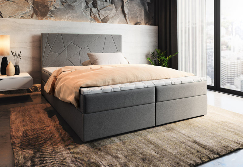 Čalúnená posteľ boxspring LADO - ARANZ - 2