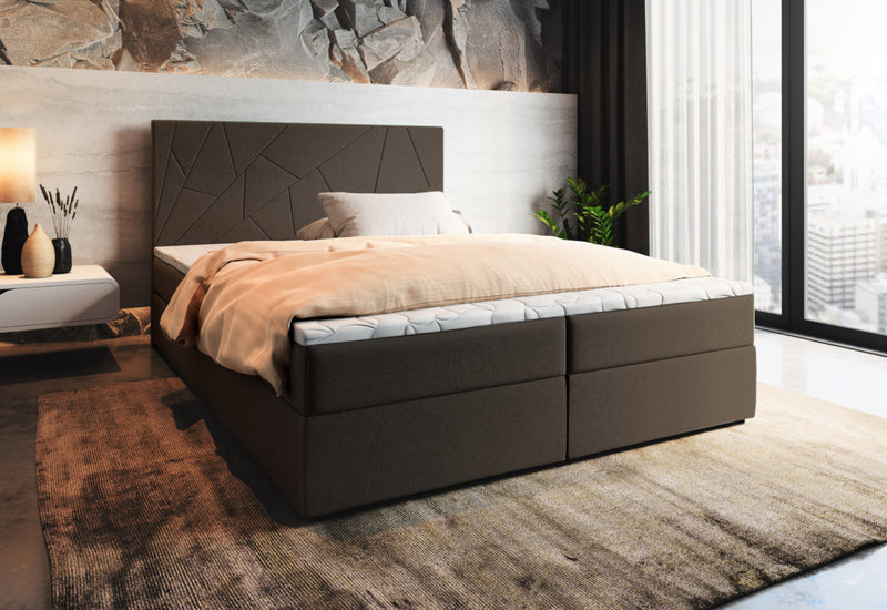 Čalúnená posteľ boxspring LADO - ARANZ - 3