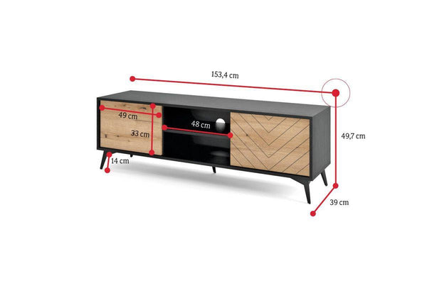 TV stolík LIMON RTV154 - ROZMEROVKA - 1
