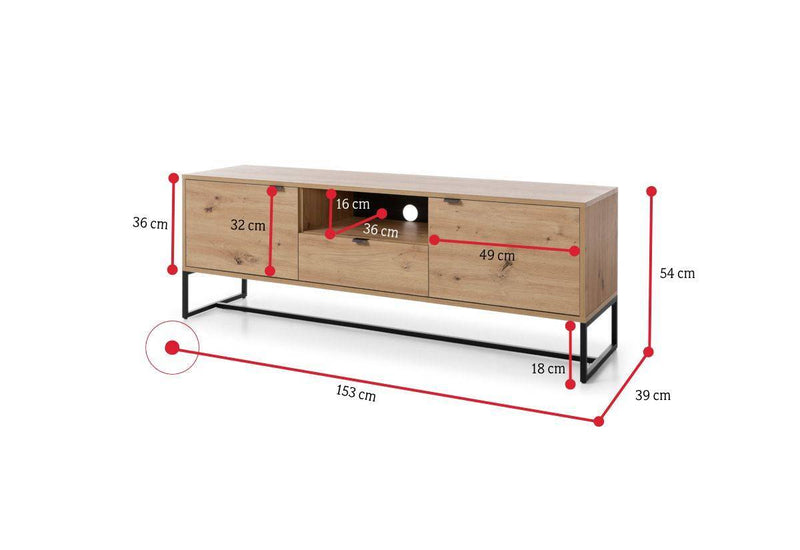 TV stolík CHAMBER ARTV153 - ROZMEROVKA - 1