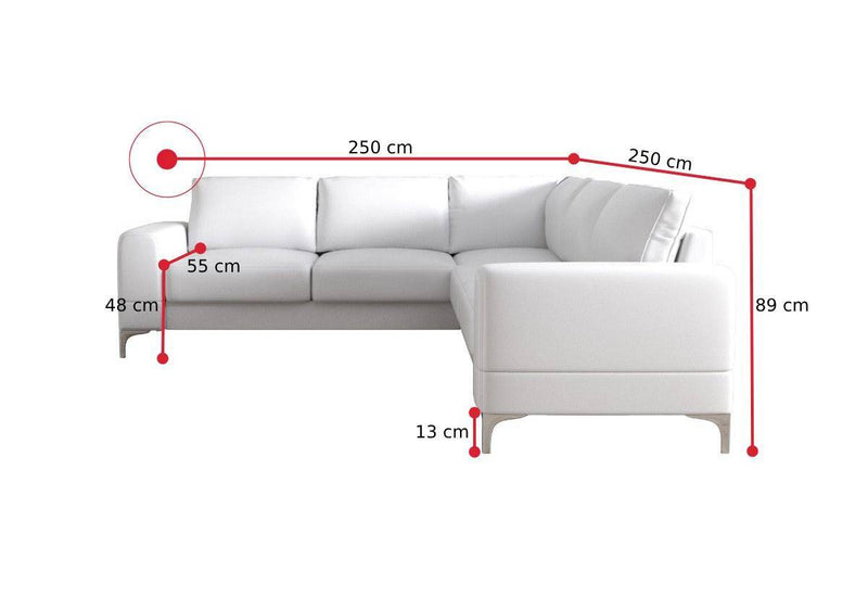 Rohová sedacia súprava ARIELA MAX - ROZMEROVKA - 1