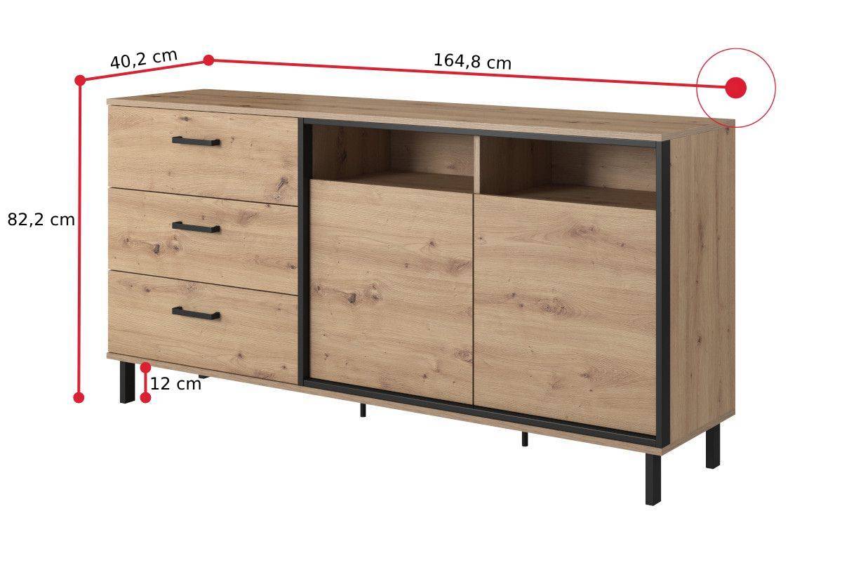 Komoda LASANO 2 - ROZMEROVKA - 1