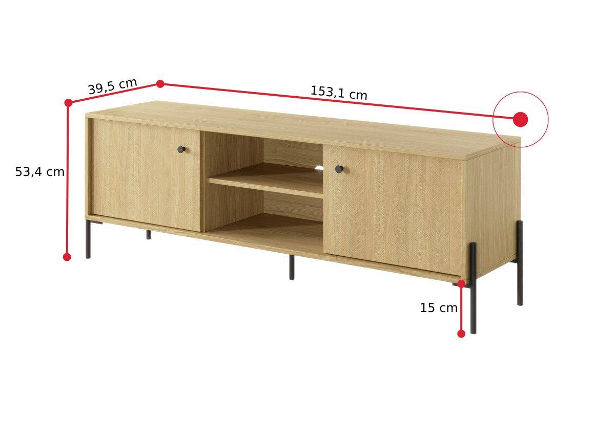 TV stolík LANDY 2 - ROZMEROVKA - 1