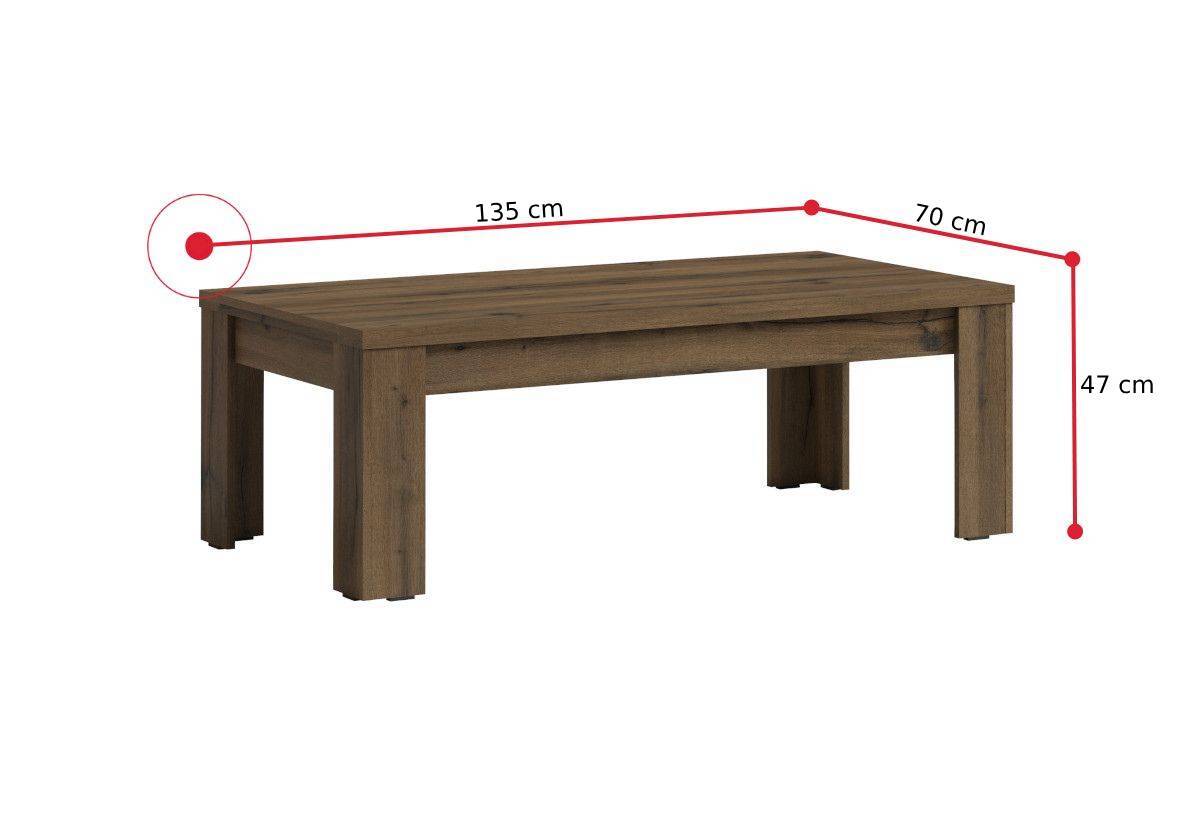 Konferenčný stolík AVINON - ROZMEROVKA - 1