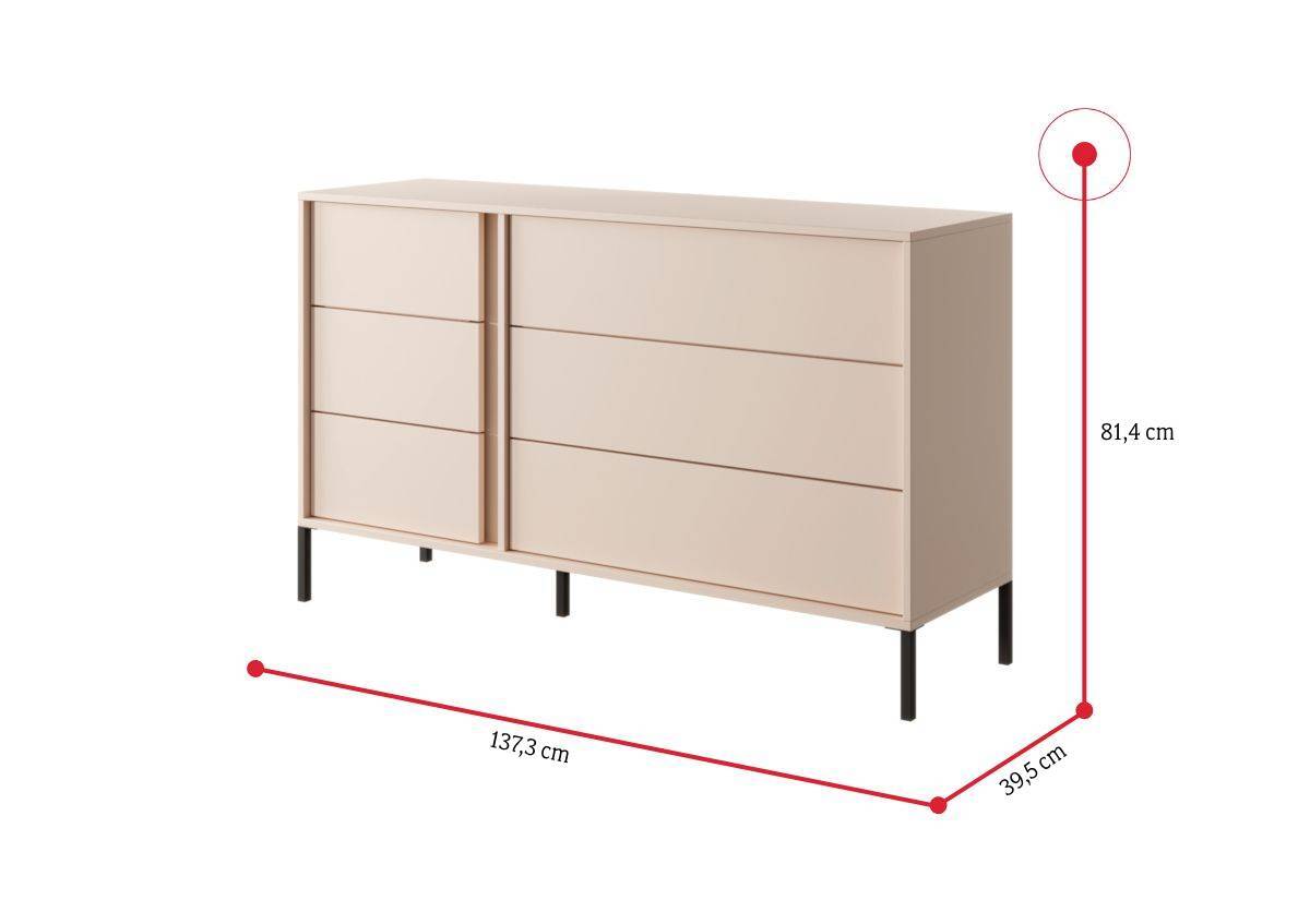 Komoda DALEN 4 - ROZMEROVKA - 1