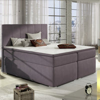 Čalúnená posteľ boxspring ELBA + topper, 140x200, soro 65 -  - 0