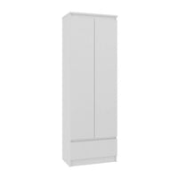 Regál TROGIR R60 2D1SZ, 60x180x35, biely -  - 0