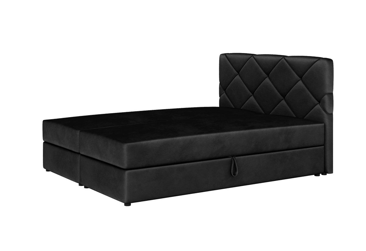 Čalúnená posteľ boxspring SCARLETT, 140x200, itaka 15 -  - 0