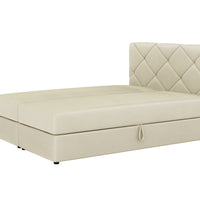 Čalúnená posteľ boxspring SCARLETT, 140x200, itaka 16 -  - 0