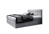 Čalúnená posteľ boxspring BRIGITE + topper, 120x200, jasmine 90 -  - 0