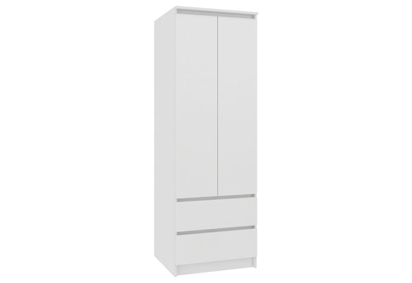 Skriňa ESTRELLA S60 2D2SZ, 60x180x51, biela -  - 0