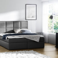 Čalúnená posteľ boxspring WOLF + topper, 120x200, casablanca 2314 -  - 0