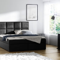 Čalúnená posteľ boxspring WOLF + topper, 120x200, casablanca 2316 -  - 0