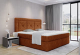 Čalúnená posteľ boxspring FATYMA, 140x200, dora 63 -  - 0