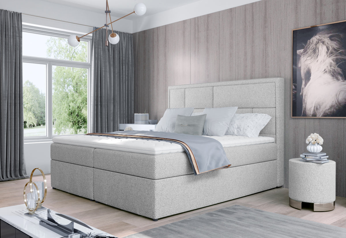 Čalúnená posteľ boxspring MARON, 140x200, grande 81 -  - 0