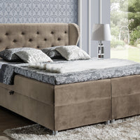 Čalúnená posteľ boxspring DESPASITO + topper, 120x200, pagani 23668 -  - 0