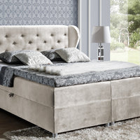 Čalúnená posteľ boxspring DESPASITO + topper, 120x200, pagani 23672 -  - 0