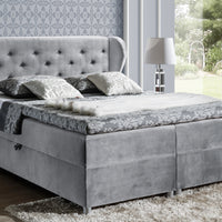 Čalúnená posteľ boxspring DESPASITO + topper, 120x200, pagani 23674 -  - 0