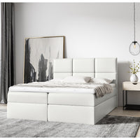 Čalúnená posteľ boxspring IZMIR + topper, 120x200, madryt 920 -  - 0