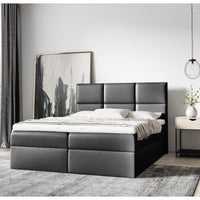 Čalúnená posteľ boxspring IZMIR + topper, 120x200, madryt 9100 -  - 0