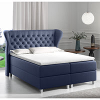 Čalúnená posteľ boxspring JACKY + topper, 120x200, fancy 79 -  - 0