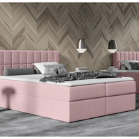 Čalúnená posteľ boxspring CARDIGEN + topper, 120x200, soro 61 -  - 0